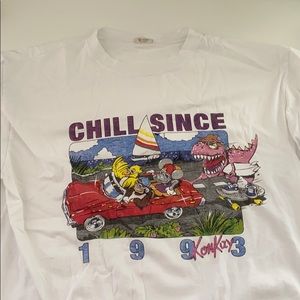 BRANDY MELVILLE semi cropped graphic tee